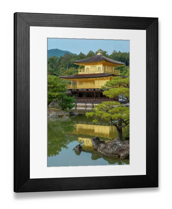 Framed Print : Kinkaku-Ji Golden Pavilion, Kyoto, Japan Framed Print : Kinkaku-Ji Golden Pavilion, Kyoto, Japan