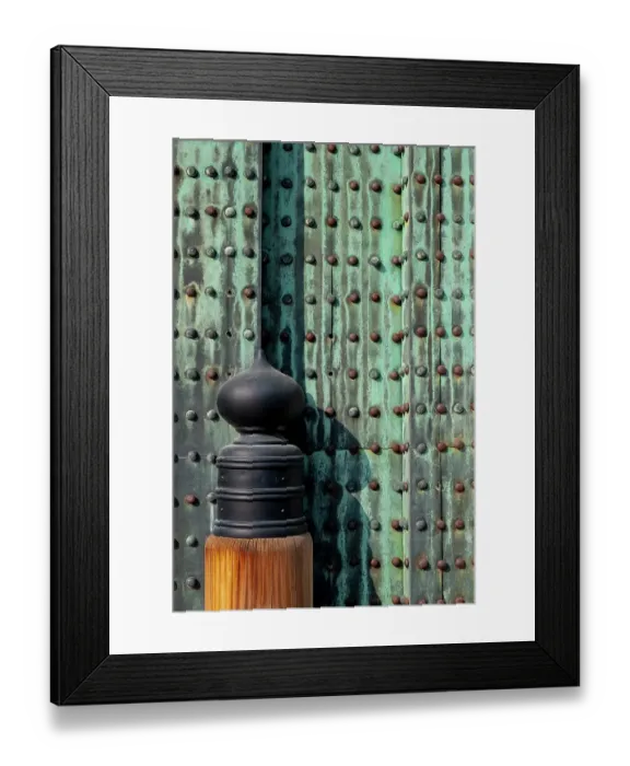 Framed Print : Detail of bronze doorway, Nijo Castle, Kyoto, Japan Framed Print : Detail of bronze doorway, Nijo Castle, Kyoto, Japan