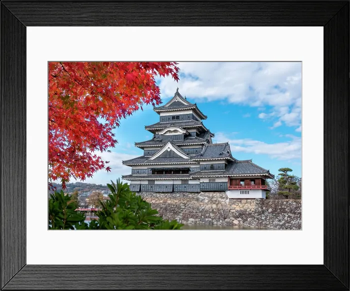 Framed Print : Matsumoto Castle, Matsumoto, Japan