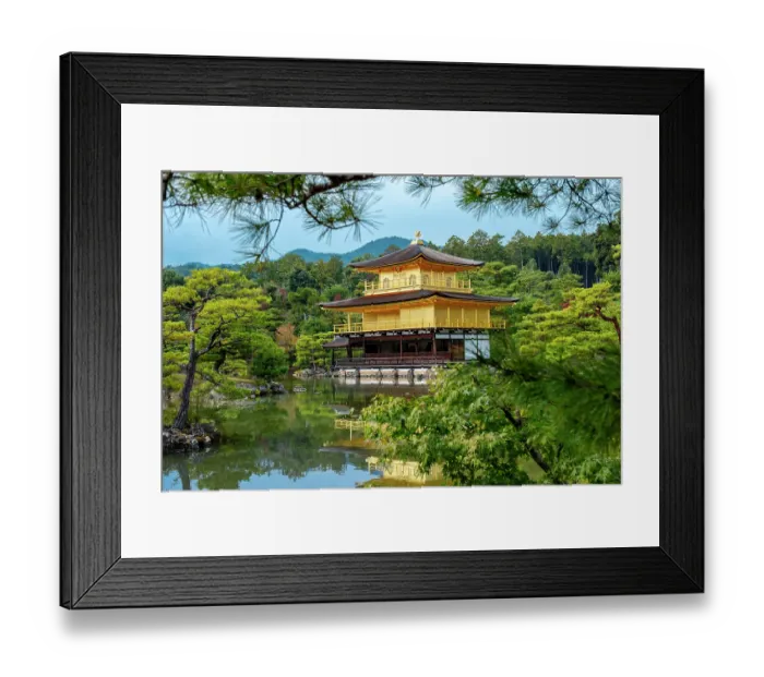 Framed Print : Kinkaku-Ji Golden Pavilion, Kyoto, Japan Framed Print : Kinkaku-Ji Golden Pavilion, Kyoto, Japan