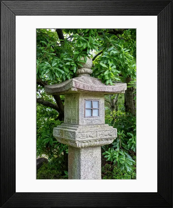 Framed Print : Stone lantern, Koko-en Garden, Himeji, Japan Framed Print : Stone lantern, Koko-en Garden, Himeji, Japan