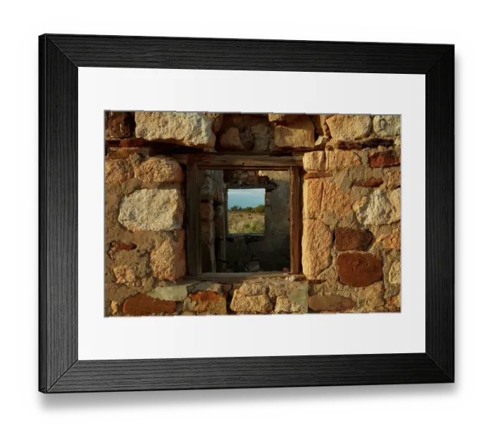 Framed Print : Blanchewater Ruins, Strzelecki Track, Australia Framed Print : Blanchewater Ruins, Strzelecki Track, Australia