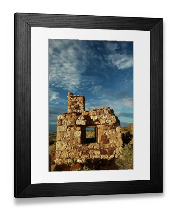 Framed Print : Blanchewater Ruins, Strzelecki Track, Australia Framed Print : Blanchewater Ruins, Strzelecki Track, Australia