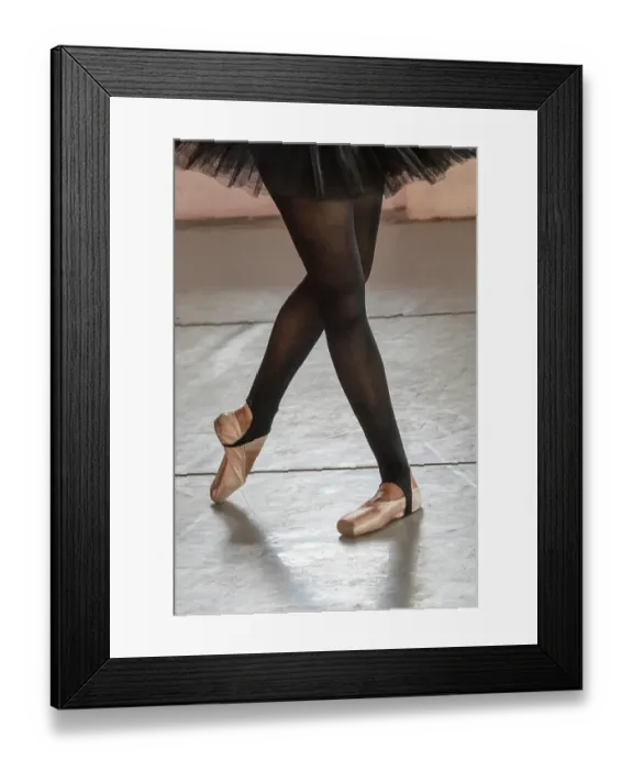Framed Print : Cuba, Havana. Dancers at Laura Alonso's Pro Danza Ballet School