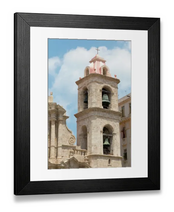 Framed Print : Cuba, Havana. Havana Cathedral, Cuban Baroque facade Framed Print : Cuba, Havana. Havana Cathedral, Cuban Baroque facade