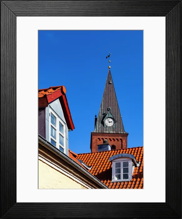 Framed Print : Church of our Lady, Old Town Aalborg, Denmark Framed Print : Church of our Lady, Old Town Aalborg, Denmark