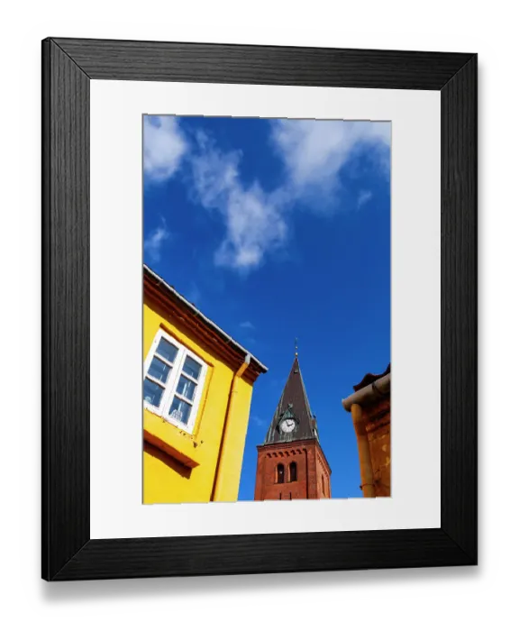 Framed Print : Church of our Lady, Old Town Aalborg, Denmark Framed Print : Church of our Lady, Old Town Aalborg, Denmark
