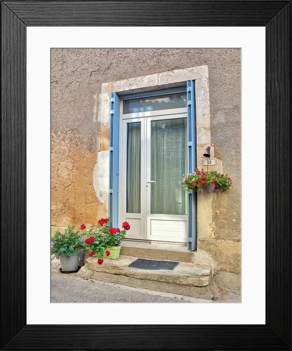 Framed Print : France, Provence. Street of the village Goult. (Editorial Use Only) Framed Print : France, Provence. Street of the village Goult. (Editorial Use Only)