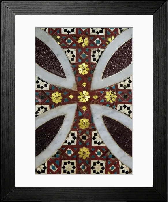 Framed Print : Palermo, Sicily. Mosaic tile detail Framed Print : Palermo, Sicily. Mosaic tile detail