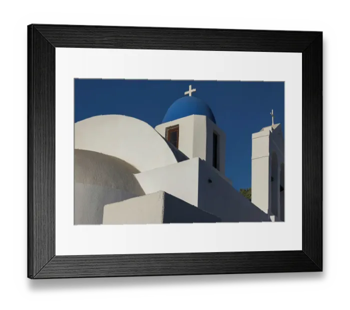Framed Print : Fira Church, Santorini, Greece Framed Print : Fira Church, Santorini, Greece