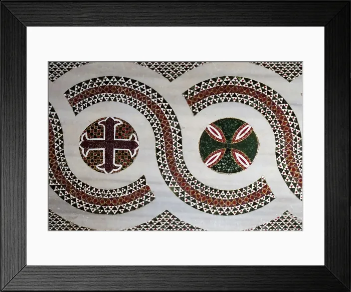 Framed Print : Palermo, Sicily. Mosaic tile detail Framed Print : Palermo, Sicily. Mosaic tile detail