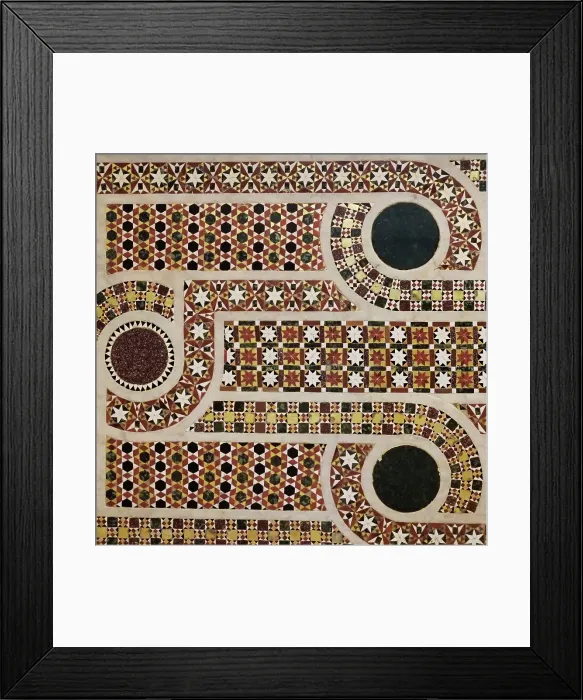 Framed Print : Palermo, Sicily. Mosaic tile detail Framed Print : Palermo, Sicily. Mosaic tile detail