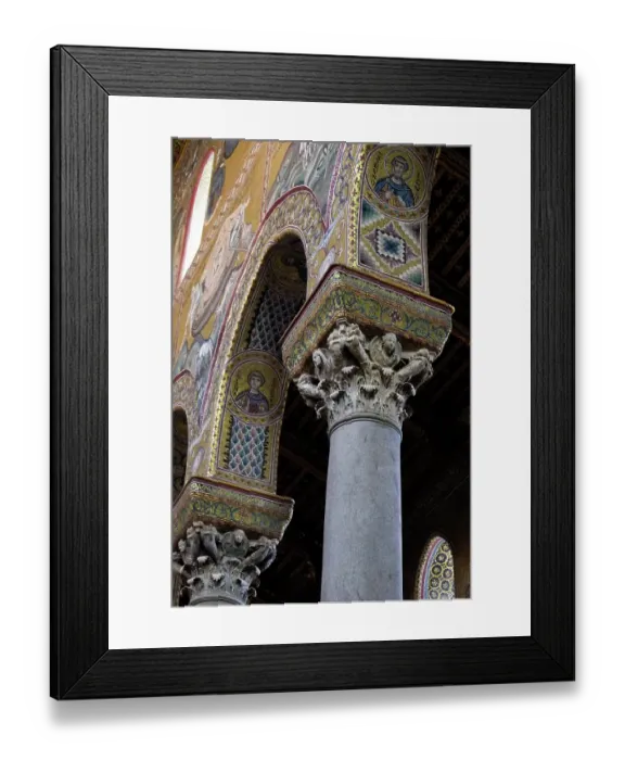 Framed Print : Monreale, Sicily. Monreale Cathedral built in the Arab-Norman Style. (Editorial Use Only) Framed Print : Monreale, Sicily. Monreale Cathedral built in the Arab-Norman Style. (Editorial Use Only)