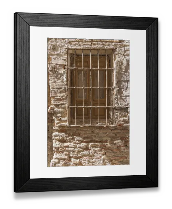 Framed Print : Albaicin, Granada, Province of Granada, Andalusia, Spain. Rusting barred window on an ancient brick building Framed Print : Albaicin, Granada, Province of Granada, Andalusia, Spain. Rusting barred window on an ancient brick building