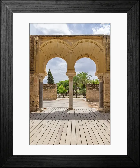 Framed Print : Medina Azahara, Cordoba, Andalusia, Spain. Ruins at the archaeological site of Medina Azahara, a Moorish fortified palace outside of Cordoba