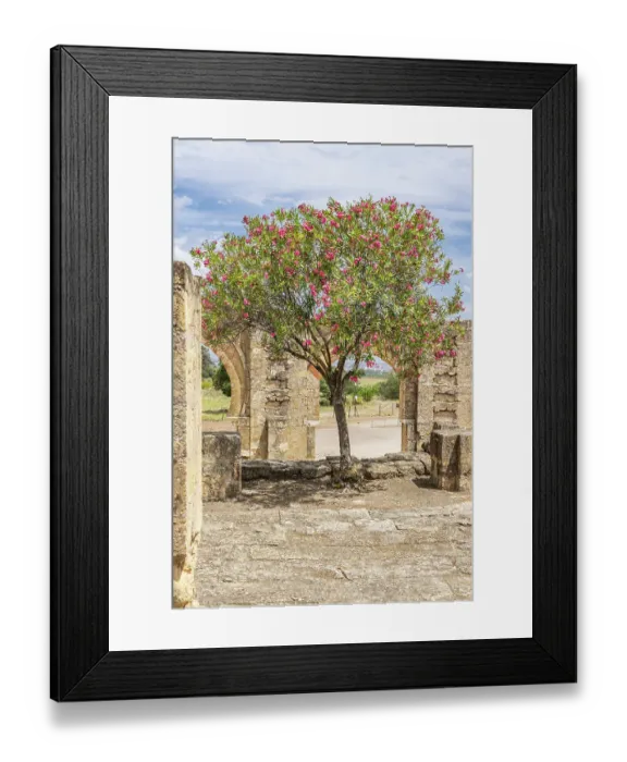 Framed Print : Medina Azahara, Cordoba, Andalusia, Spain. Ruins at the archaeological site of Medina Azahara, a Moorish fortified palace outside of Cordoba