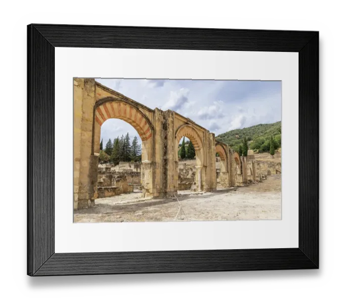 Framed Print : Medina Azahara, Cordoba, Andalusia, Spain. Ruins at the archaeological site of Medina Azahara, a Moorish fortified palace outside of Cordoba Framed Print : Medina Azahara, Cordoba, Andalusia, Spain. Ruins at the archaeological site of Medina Azahara, a Moorish fortified palace outside of Cordoba