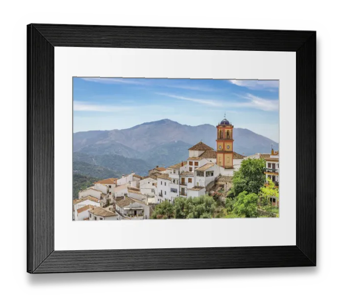 Framed Print : Algatocin, Malaga, Andalusia, Spain. Mountain village Framed Print : Algatocin, Malaga, Andalusia, Spain. Mountain village