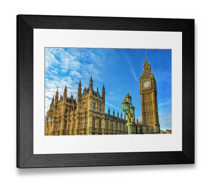 Framed Print : Big Ben, Westminster Bridge, houses of Parliament, Westminster, London, England Framed Print : Big Ben, Westminster Bridge, houses of Parliament, Westminster, London, England