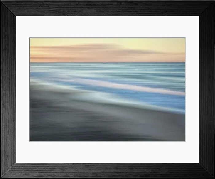 Framed Print : USA, California, Half Moon Bay, Ocean abstract at dawn Framed Print : USA, California, Half Moon Bay, Ocean abstract at dawn