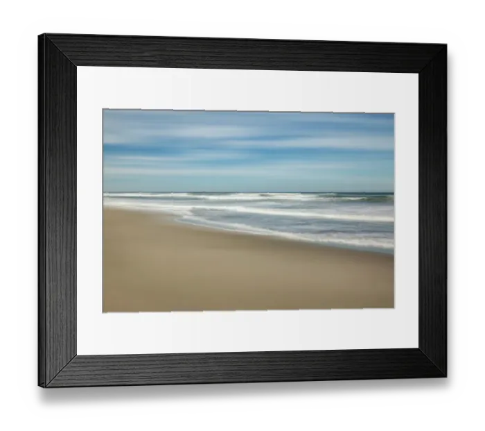 Framed Print : USA, California, Central Coast, Lompoc. Surf Beach abstract