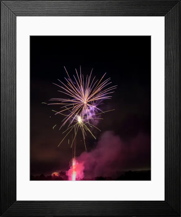 Framed Print : USA, Indiana, Carmel. July 4th fireworks
