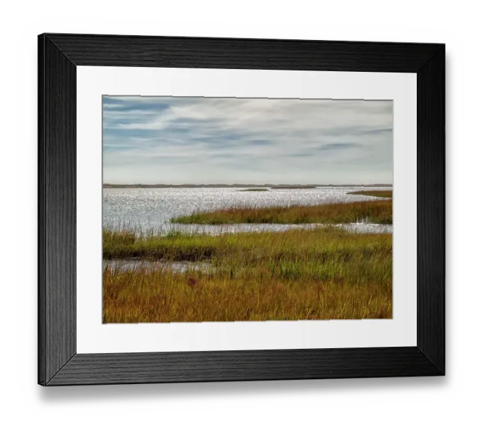 Framed Print : USA, Massachusetts, Cape Cod, Eastham, View of marsh from Fort Hill Rural Historic District Framed Print : USA, Massachusetts, Cape Cod, Eastham, View of marsh from Fort Hill Rural Historic District