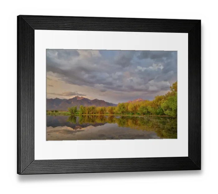 Framed Print : USA, Montana, Allentown. Evening light of Mission Mountains reflected in small pond Framed Print : USA, Montana, Allentown. Evening light of Mission Mountains reflected in small pond