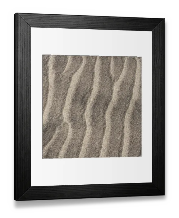 Framed Print : USA, New Jersey, Cape May National Seashore. Close-up of sand patterns Framed Print : USA, New Jersey, Cape May National Seashore. Close-up of sand patterns