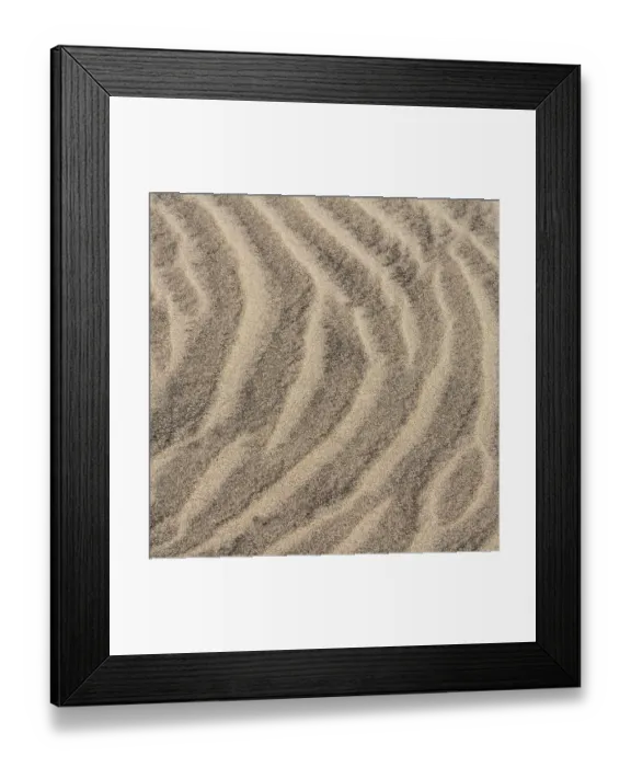 Framed Print : USA, New Jersey, Cape May National Seashore. Close-up of sand patterns Framed Print : USA, New Jersey, Cape May National Seashore. Close-up of sand patterns