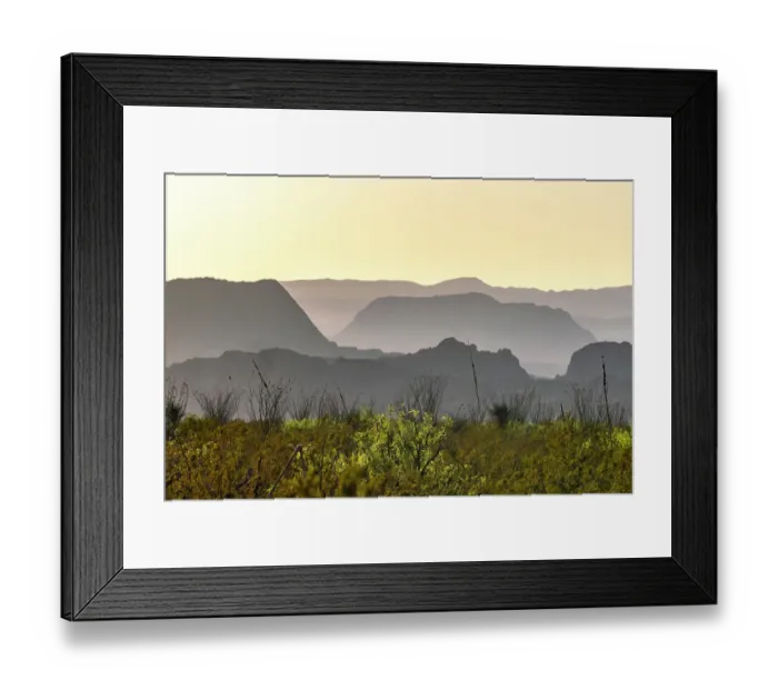 Framed Print : USA, Texas, Big Bend National Park. Chisos Mountains landscape Framed Print : USA, Texas, Big Bend National Park. Chisos Mountains landscape