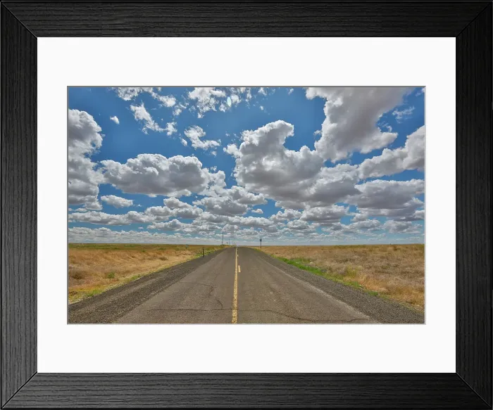 Framed Print : USA, Washington State. Highway 26 just west of Washtucna with clouds over wheat fields Framed Print : USA, Washington State. Highway 26 just west of Washtucna with clouds over wheat fields