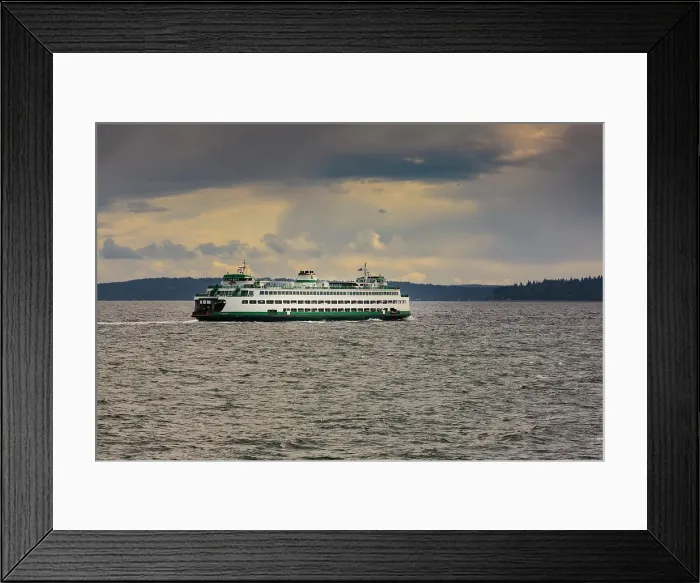 Framed Print : Edmonds to Kingston Ferry, Puget Sound, Seattle, Washington State, USA Framed Print : Edmonds to Kingston Ferry, Puget Sound, Seattle, Washington State, USA