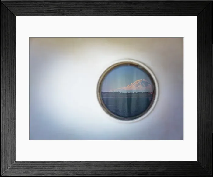 Framed Print : Porthole window, Kingston to Edmonds ferry on Puget Sound, Washington State, USA Framed Print : Porthole window, Kingston to Edmonds ferry on Puget Sound, Washington State, USA