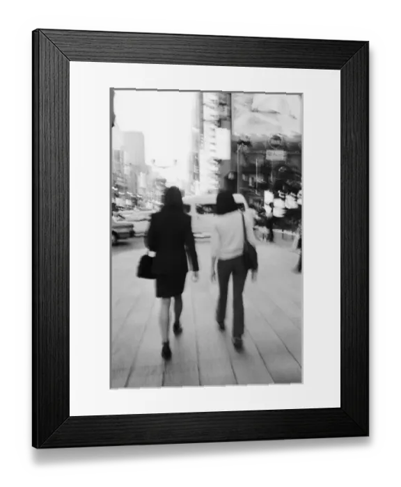 Framed Print : Asia, Japan, Tokyo. Young women on the Ginza Framed Print : Asia, Japan, Tokyo. Young women on the Ginza