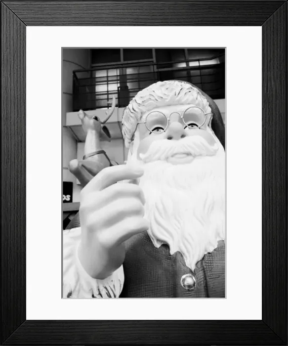 Framed Print : Asia, Japan, Tokyo. Santa Claus in Ikebukuro Framed Print : Asia, Japan, Tokyo. Santa Claus in Ikebukuro