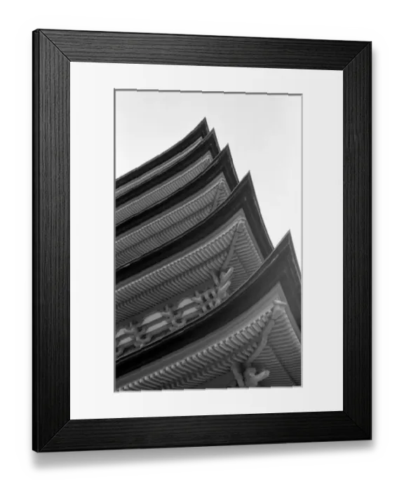 Framed Print : Asia, Japan, Miyajima. Temple detail Framed Print : Asia, Japan, Miyajima. Temple detail