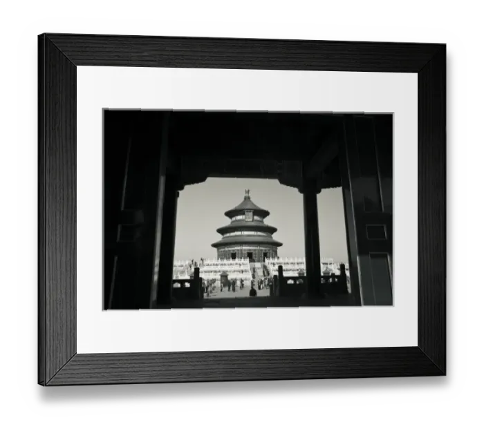 Framed Print : China, Beijing, Chongwen District. Temple of Heaven Park-Hall of Prayers for Good Harvests (b Framed Print : China, Beijing, Chongwen District. Temple of Heaven Park-Hall of Prayers for Good Harvests (b