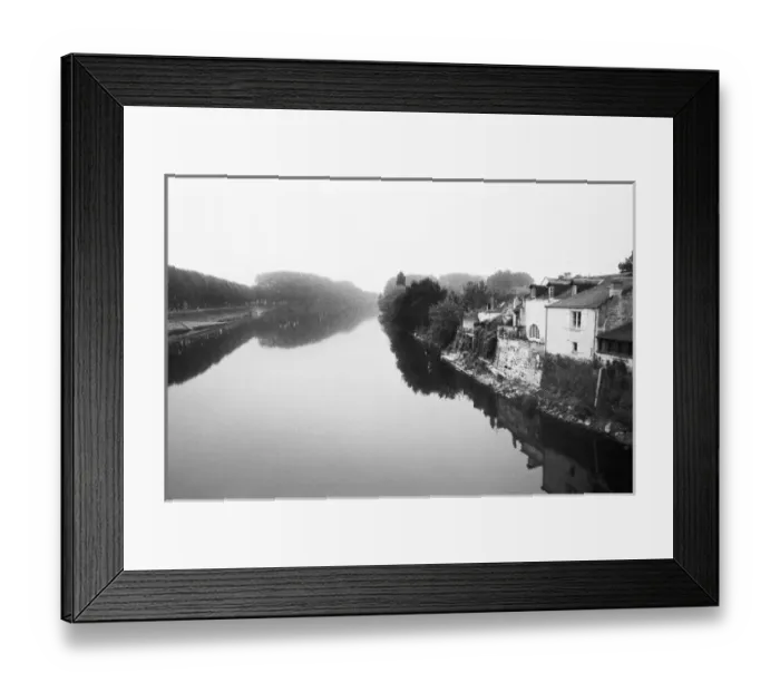 Framed Print : FRANCE, Touraine, The Loire: CHINON View of the River Vienne