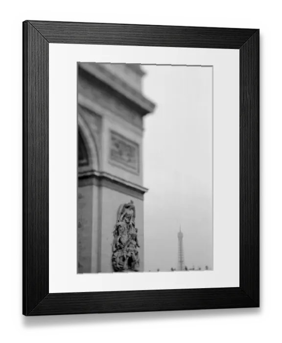 Framed Print : Europe, France, Paris. Arc de Triomphe and Eiffel Tower Framed Print : Europe, France, Paris. Arc de Triomphe and Eiffel Tower