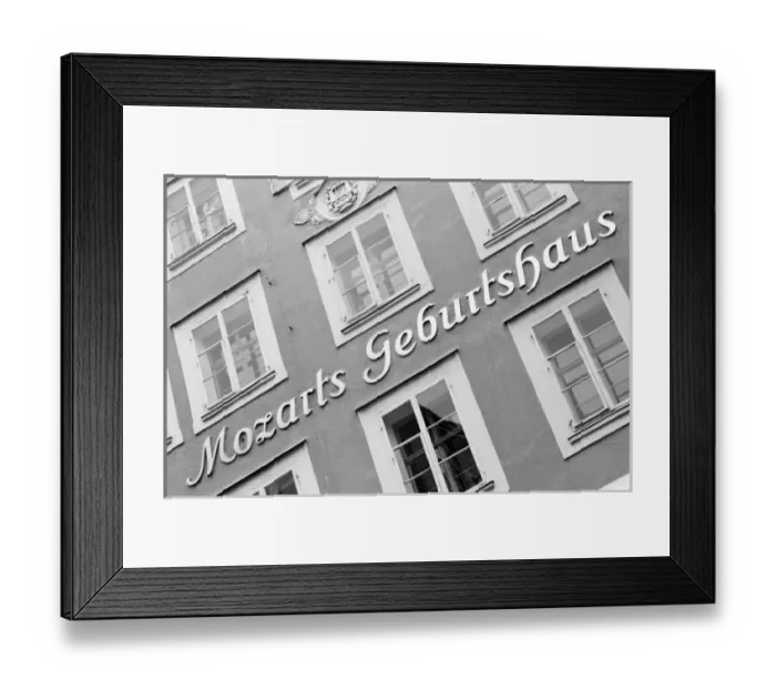 Framed Print : Europe, Austria, Salzburg. Mozarts Birthplace Framed Print : Europe, Austria, Salzburg. Mozarts Birthplace