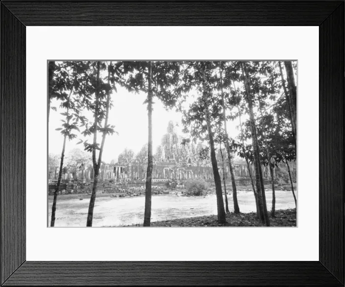 Framed Print : Angkor Cambodia, View of the Bayon Framed Print : Angkor Cambodia, View of the Bayon