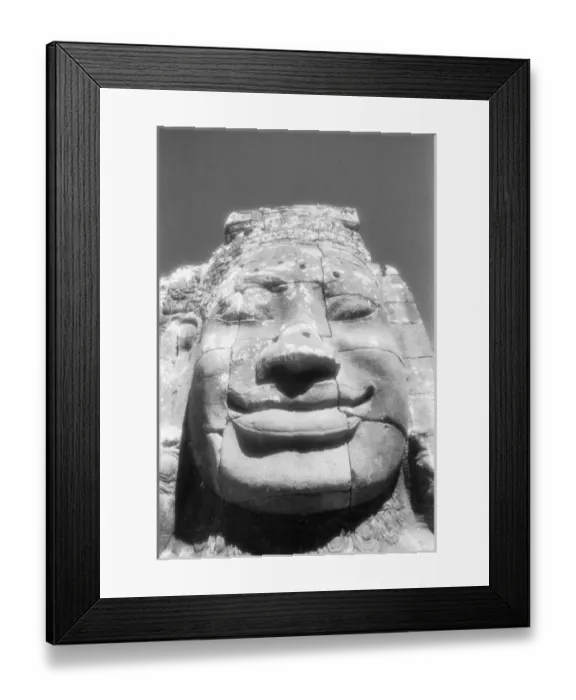 Framed Print : Angkor Cambodia, Head of The Bayon Framed Print : Angkor Cambodia, Head of The Bayon