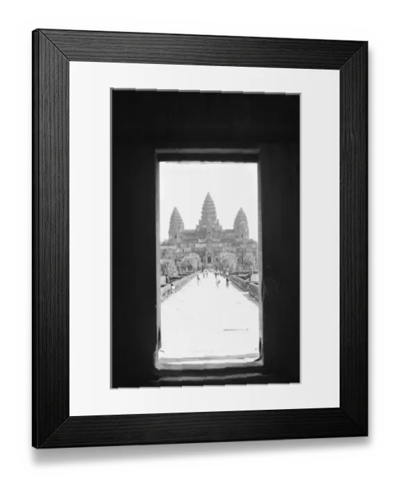Framed Print : Angkor Cambodia, Angkor Wat Doorway View Framed Print : Angkor Cambodia, Angkor Wat Doorway View