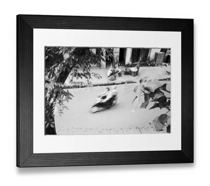 Framed Print : Hanoi Vietnam, Motorbike in Old Hanoi Framed Print : Hanoi Vietnam, Motorbike in Old Hanoi