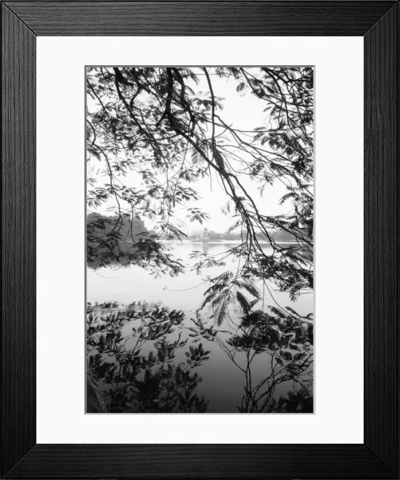 Framed Print : Hanoi Vietnam, Hoan Kiem Lake View Framed Print : Hanoi Vietnam, Hoan Kiem Lake View