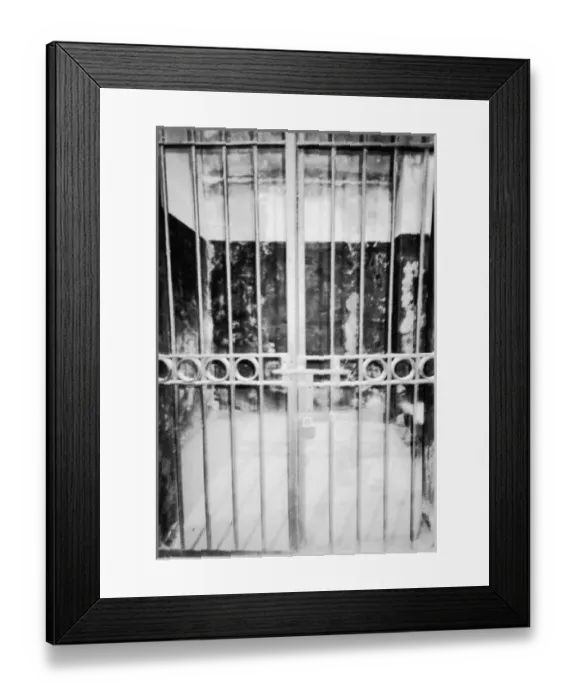 Framed Print : Hanoi Vietnam, Hanoi Hilton Prison Cell Detail