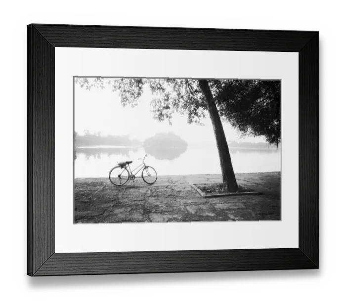 Framed Print : Hanoi Vietnam, Bicycle & Bay Mau Lake Lenin Park Framed Print : Hanoi Vietnam, Bicycle & Bay Mau Lake Lenin Park