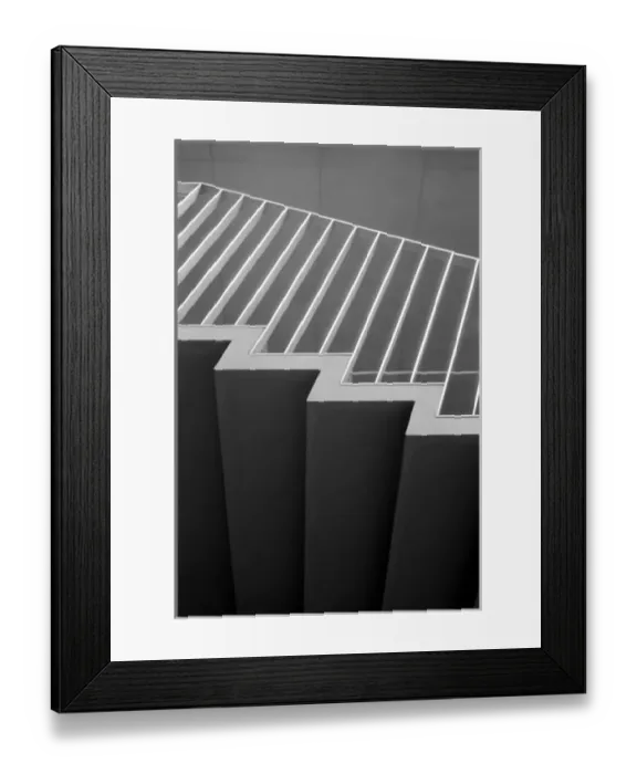Framed Print : Asia, Japan, Tokyo. Stairs at the Tokyo International Forum in Marunouchi