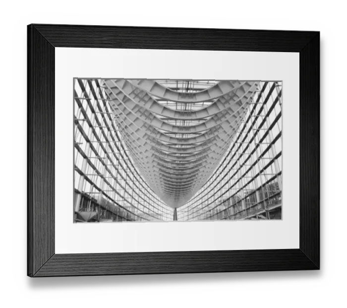Framed Print : Asia, Japan, Tokyo. Interior, Tokyo International Forum, Marunouchi